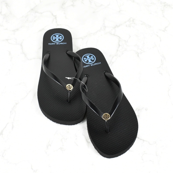 Tory Burch Shoes - ⚠️LAST 1⚠️ Tory Burch Flip Flops Black